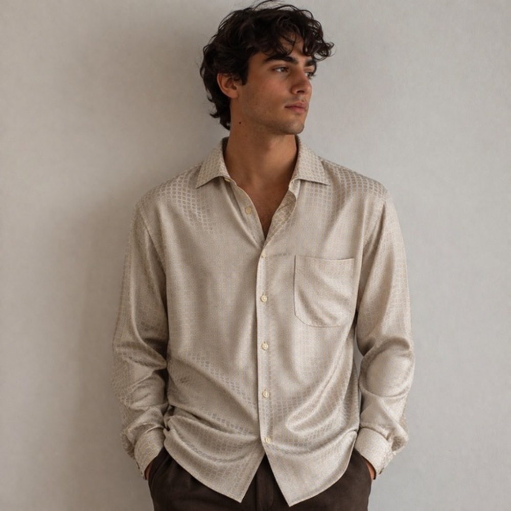 Paul Fredrick Trim Fit French Cuff No Iron Dress Shirt 16-32 Old Money Preppy